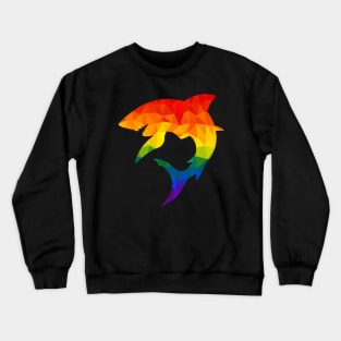 Shark Rainbow Crewneck Sweatshirt